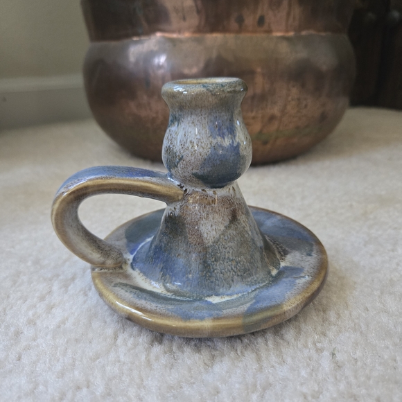 Vintage 1998 Hermitage Pottery Candle Holder - Picture 1 of 6